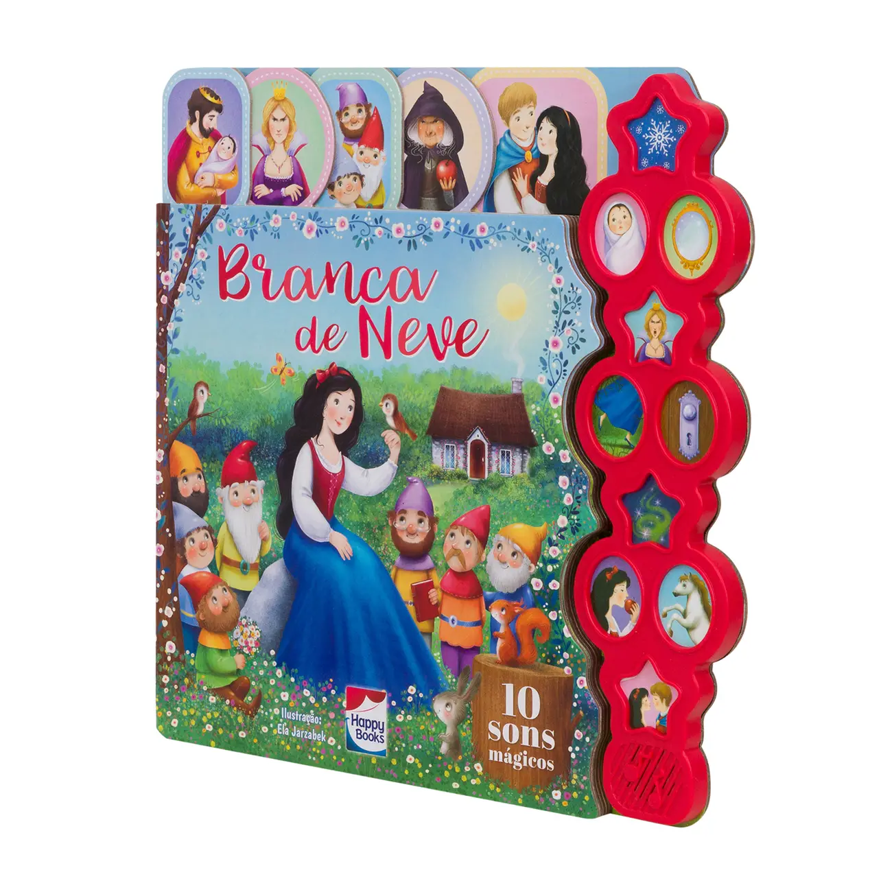 LIVRO MUSICAL CLÁSSICOS: BRANCA DE NEVE - MULTICOR - Foto 2
