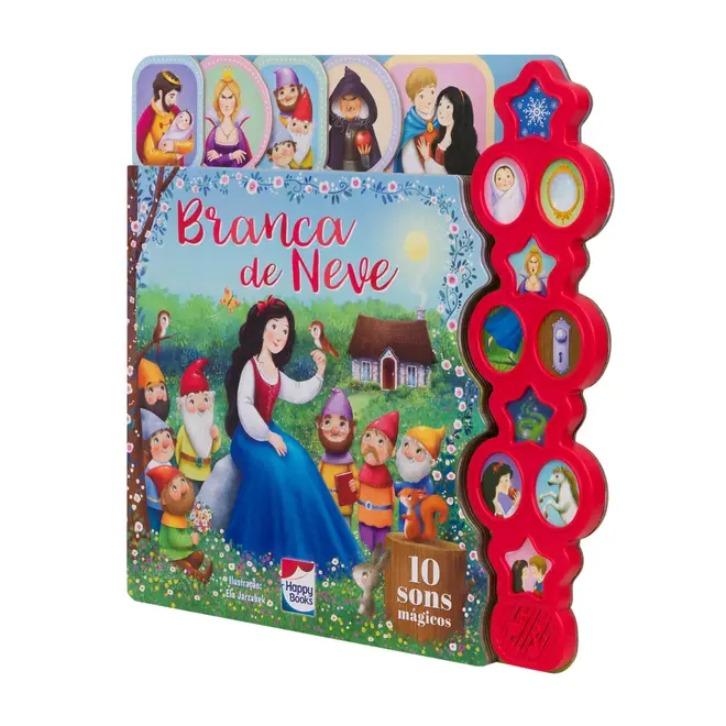 LIVRO MUSICAL CLÁSSICOS: BRANCA DE NEVE - MULTICOR - Foto 2