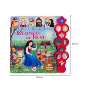 LIVRO MUSICAL CLÁSSICOS: BRANCA DE NEVE - MULTICOR - Foto 11