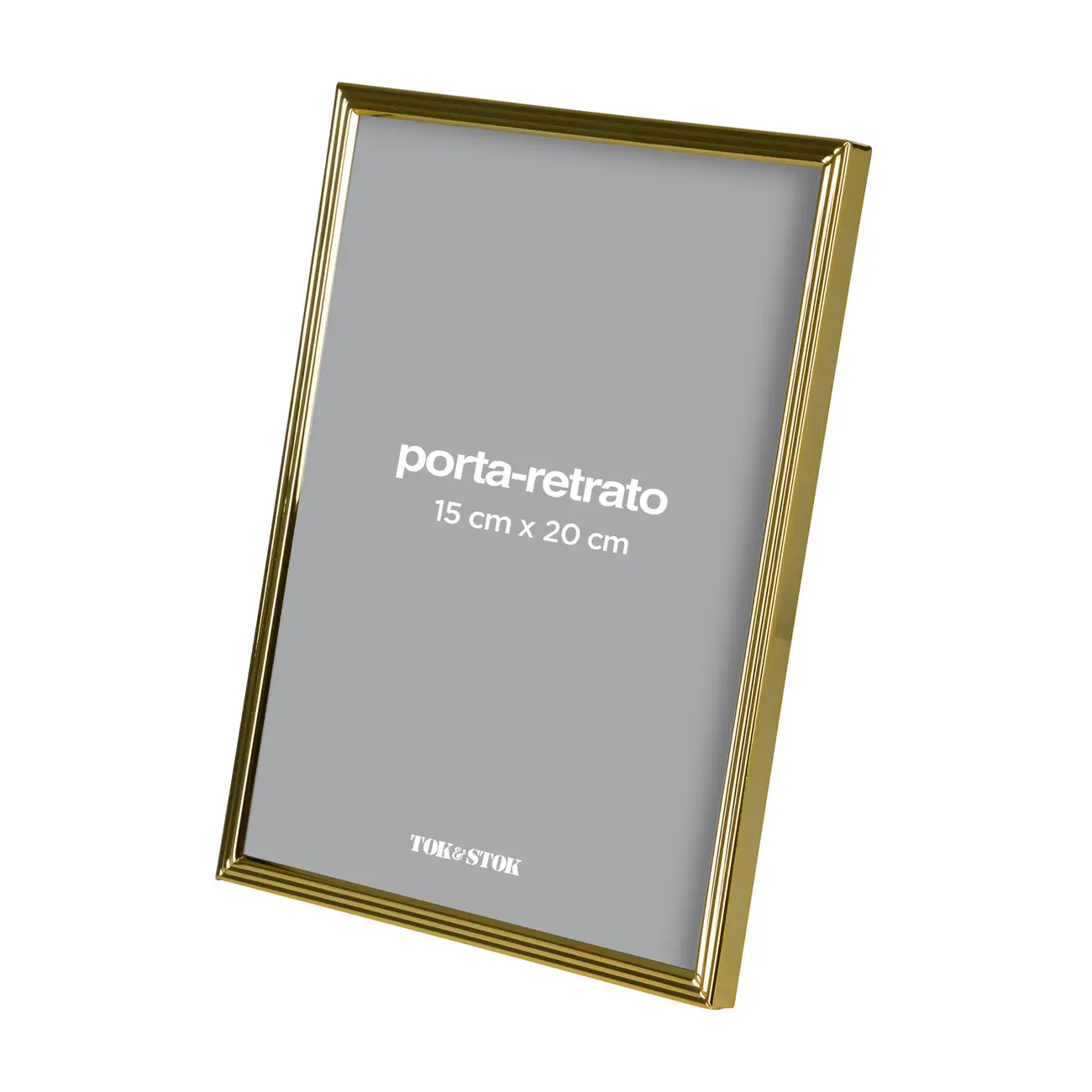 PORTA-RETRATO 15 CM X 20 CM DAWSON - OURO - Foto 2