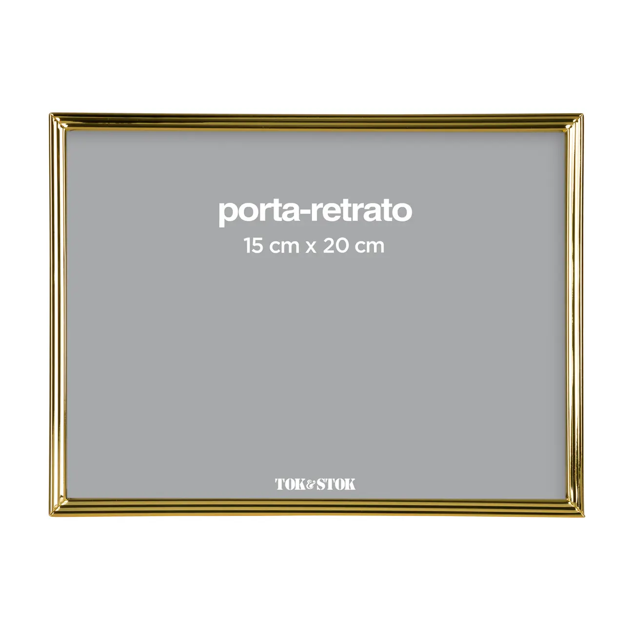 PORTA-RETRATO 15 CM X 20 CM DAWSON - OURO - Foto 3