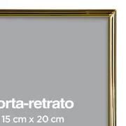 PORTA-RETRATO 15 CM X 20 CM DAWSON - OURO - Foto 5