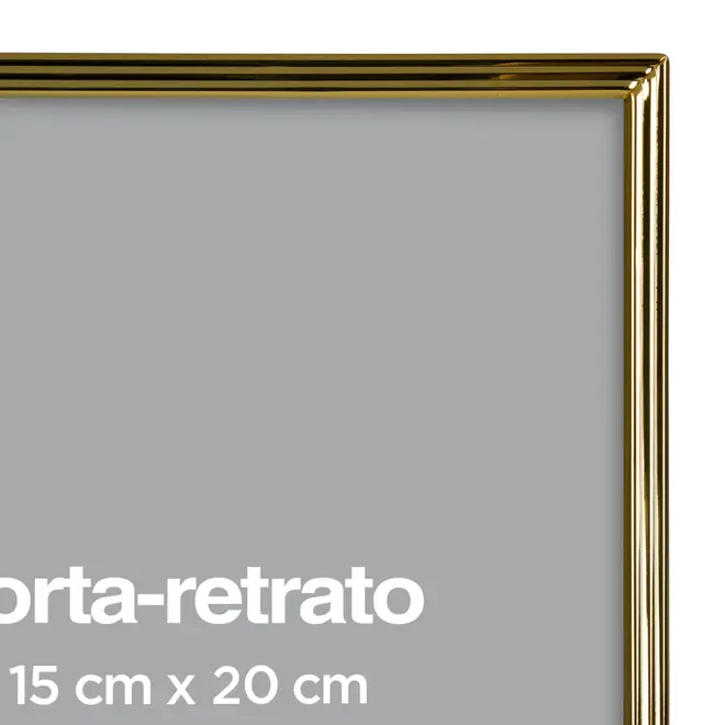 PORTA-RETRATO 15 CM X 20 CM DAWSON - OURO - Foto 5