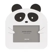 PORTA-RETRATO 10 CM X 15 CM ANIMALS PANDA - BRANCO/PRETO - Foto 1