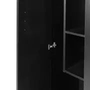ARMÁRIO MÉDIO 3 PORTAS SURI - PRETO - Foto 8