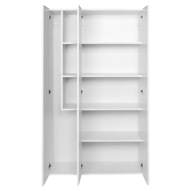 ARMÁRIO MÉDIO 3 PORTAS SURI - BRANCO - Foto 4