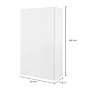ARMÁRIO MÉDIO 3 PORTAS SURI - BRANCO - Foto 10
