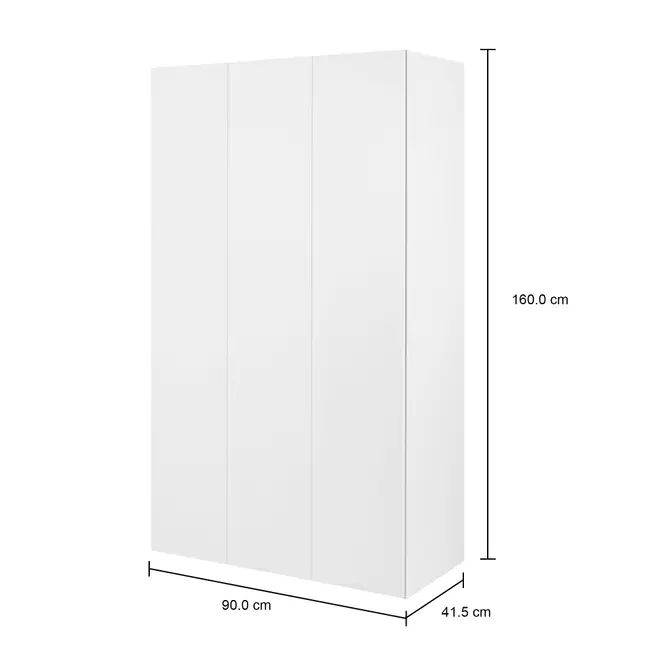 ARMÁRIO MÉDIO 3 PORTAS SURI - BRANCO - Foto 10