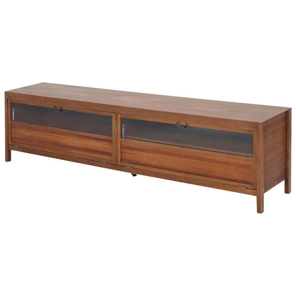 RACK 2 PORTAS BASCULANTES 2,12 M X 40 CM MASCAVO - NOZES/INCOLOR - Foto 6