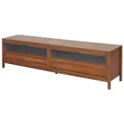 RACK 2 PORTAS BASCULANTES 2,12 M X 40 CM MASCAVO - NOZES/INCOLOR - Foto 6
