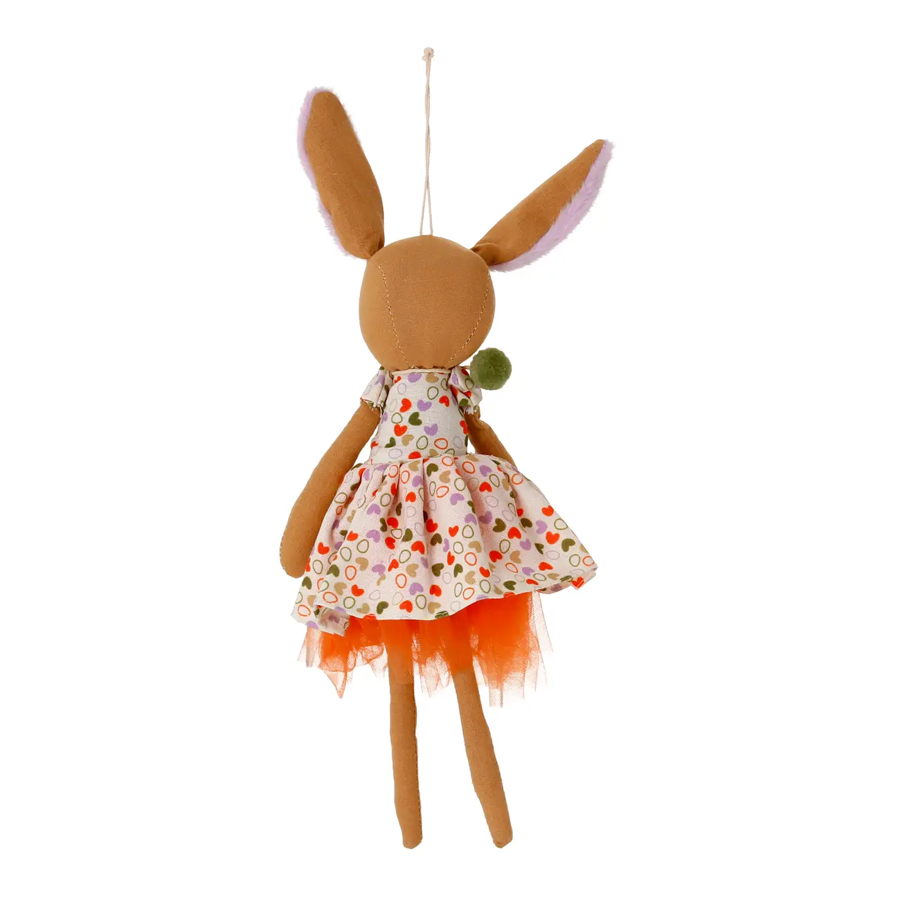 ADORNO COELHA 30 CM PÁSCOAMOR - LARANJA LED/MOUSSE DE JABUTICABA - Foto 4