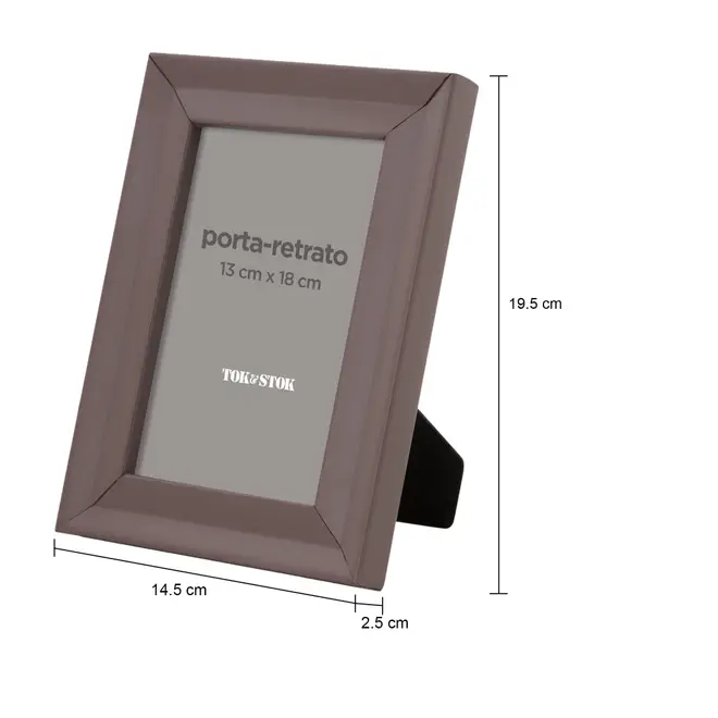 PORTA-RETRATO 10 CM X 15 CM STILL - RUBY MOCHA - Foto 3