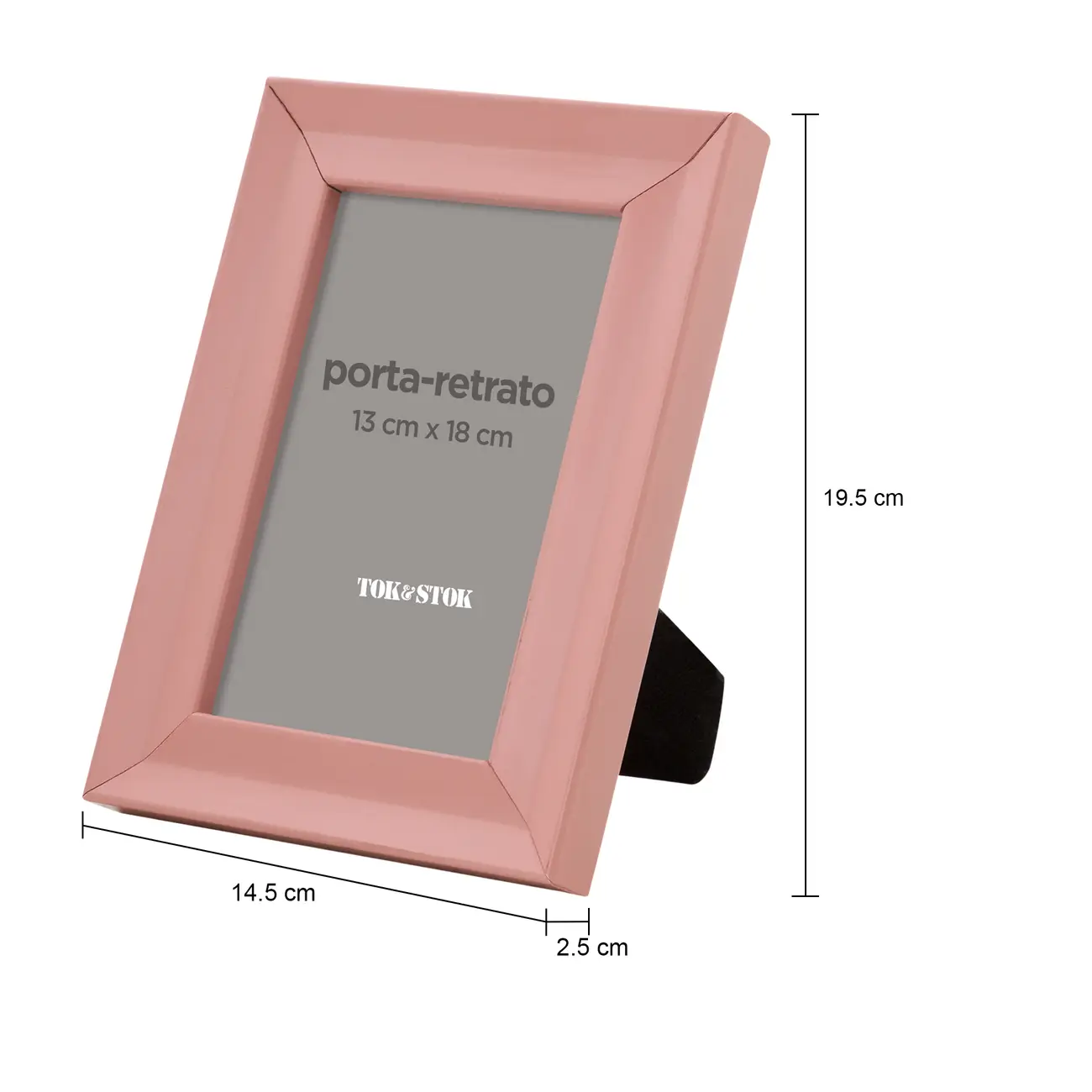 PORTA-RETRATO 10 CM X 15 CM STILL - OPALA ROSA - Foto 3