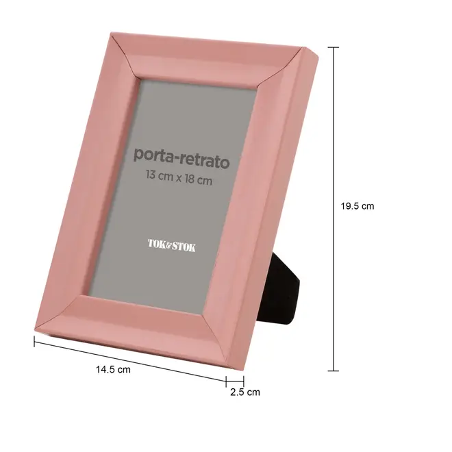 PORTA-RETRATO 10 CM X 15 CM STILL - OPALA ROSA - Foto 3