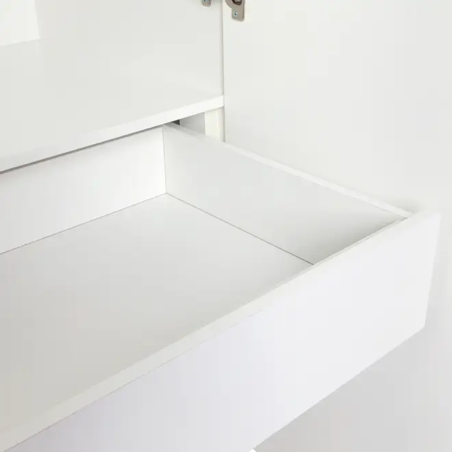 KOMPA GUARDA-ROUPA 2 PORTAS - BRANCO/NATURAL WASHED - Foto 8