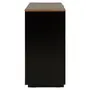 CÔMODA 4 GAVETAS 90 CM X 43 CM PELICANO - PRETO/NOZES - Foto 4