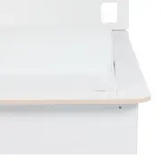 CAMA DE CASAL 4 GAVETAS 1,38 M KOMPA - BRANCO/NATURAL WASHED - Foto 8