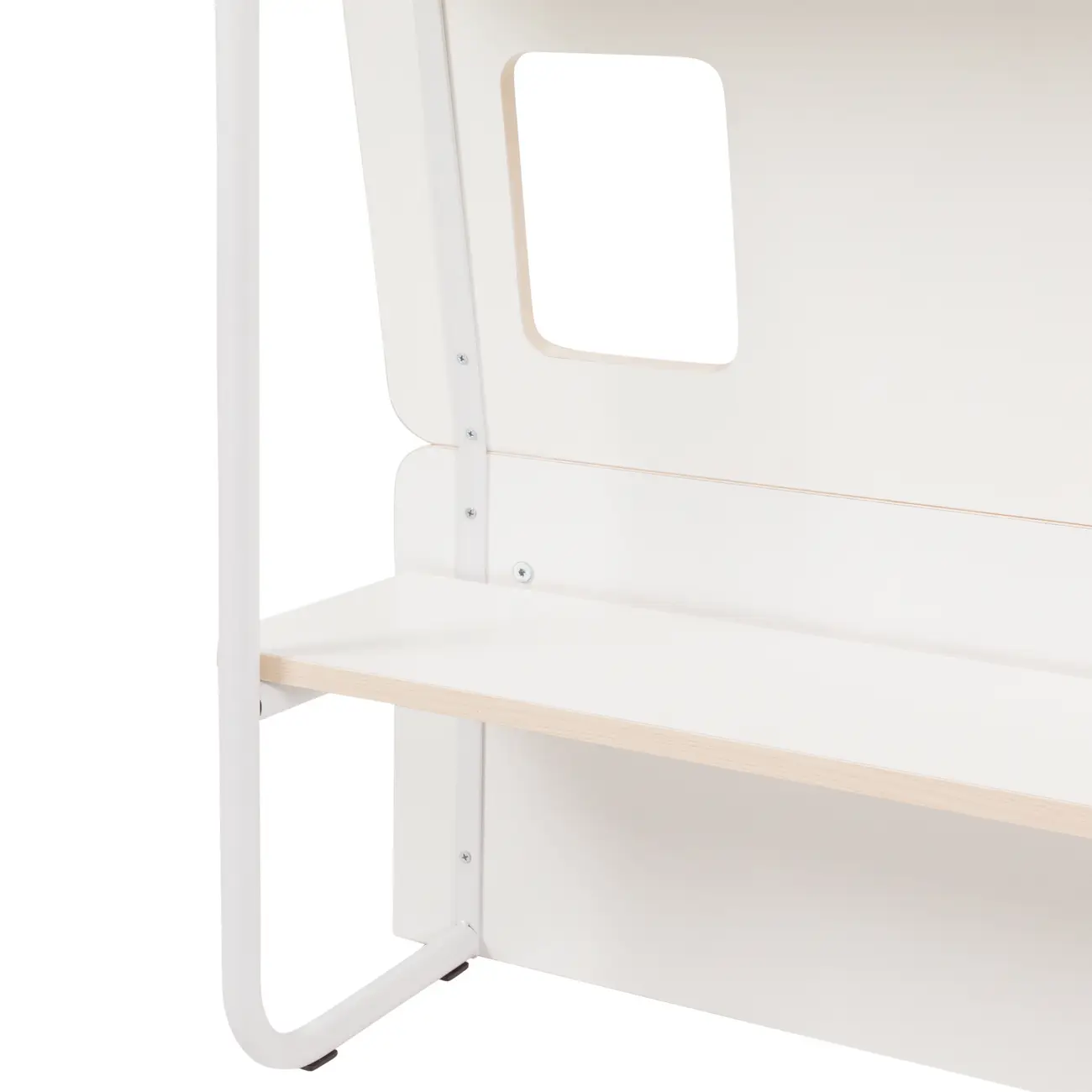 CAMA DE SOLTEIRO 2 GAVETAS 88 CM KOMPA - BRANCO/NATURAL WASHED - Foto 9