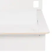 CAMA DE SOLTEIRO 2 GAVETAS 88 CM KOMPA - BRANCO/NATURAL WASHED - Foto 10