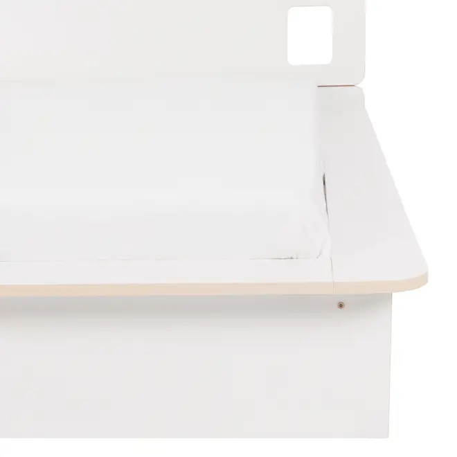 CAMA DE SOLTEIRO 2 GAVETAS 88 CM KOMPA - BRANCO/NATURAL WASHED - Foto 10