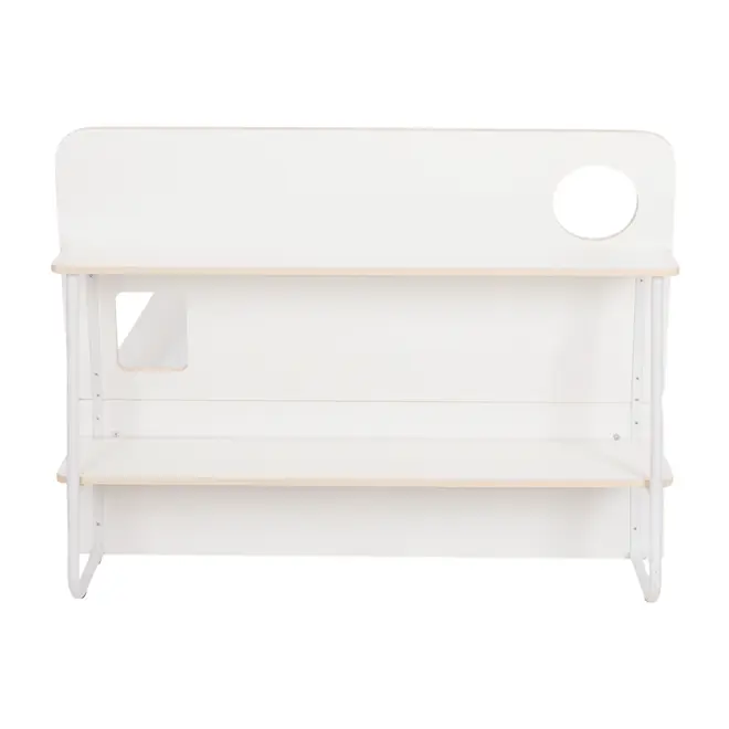 CAMA DE SOLTEIRO 2 GAVETAS 88 CM KOMPA - BRANCO/NATURAL WASHED - Foto 11
