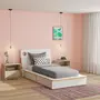 CAMA DE SOLTEIRO 2 GAVETAS 88 CM KOMPA - BRANCO/NATURAL WASHED - Foto 13