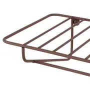 PRATELEIRA COM CABIDEIRO 15 CM X 65 CM X 30 CM PARALINE - RUBY MOCHA - Foto 4