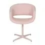 CADEIRA COM BRAÇOS GIRATÓRIA HERON - QUARTZO ROSA/QUARTZO ROSA - Foto 2