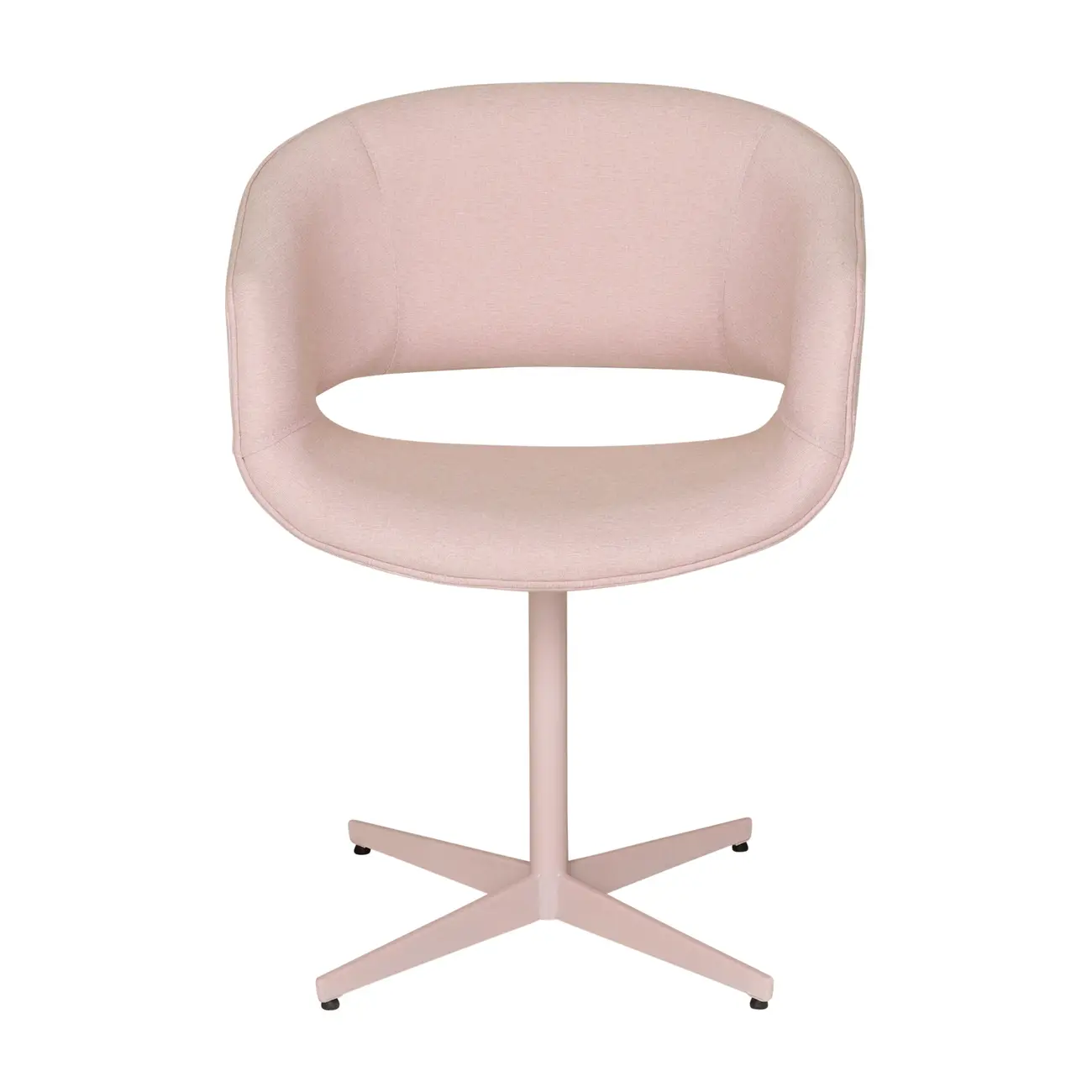 CADEIRA COM BRAÇOS GIRATÓRIA HERON - QUARTZO ROSA/QUARTZO ROSA - Foto 2