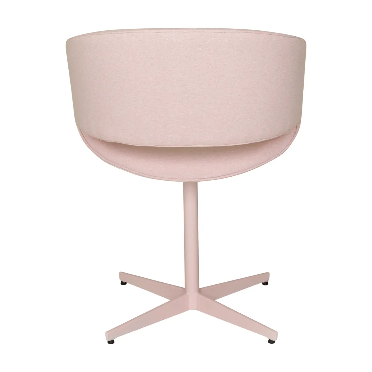 CADEIRA COM BRAÇOS GIRATÓRIA HERON - QUARTZO ROSA/QUARTZO ROSA - Foto 4