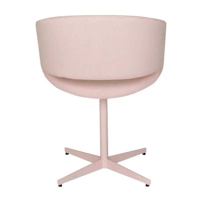 CADEIRA COM BRAÇOS GIRATÓRIA HERON - QUARTZO ROSA/QUARTZO ROSA - Foto 4