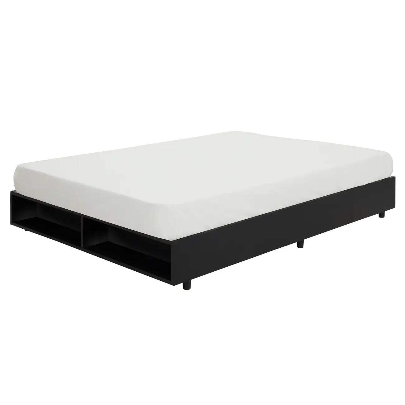 CAMA DE CASAL 1,38 M GLIDE - PRETO - Foto 1