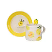 CANECA 300 ML CÍTRICUS - BRANCO/AMARELO - Foto 7
