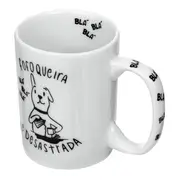 CANECA 160 ML FOFOQUEIRA - BRANCO/PRETO - Foto 2
