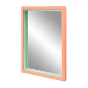 ESPELHO 43 CM X 33 CM COLOR MATCH - MELÃO/SORBET DE MENTA - Foto 2