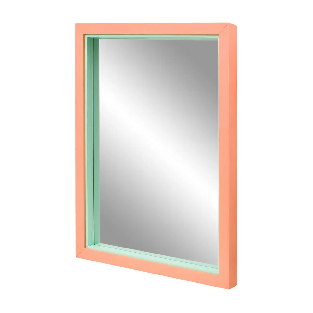 ESPELHO 43 CM X 33 CM COLOR MATCH - MELÃO/SORBET DE MENTA - Foto 2