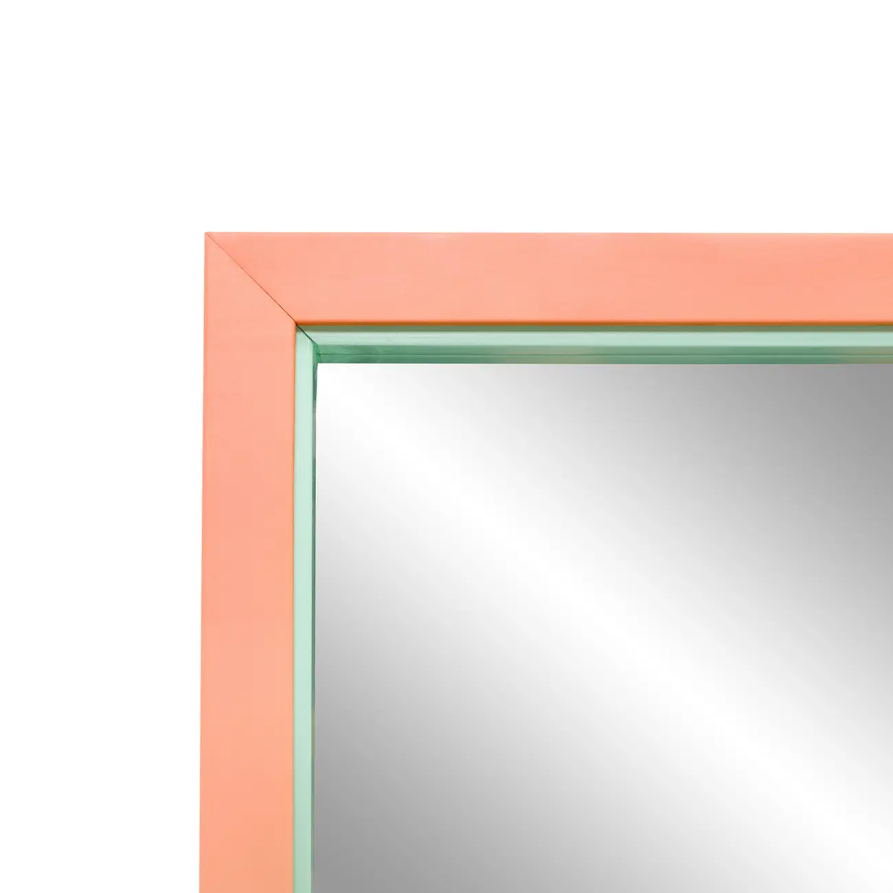 ESPELHO 43 CM X 33 CM COLOR MATCH - MELÃO/SORBET DE MENTA - Foto 3