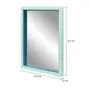 ESPELHO 43 CM X 33 CM COLOR MATCH - SORBET DE MENTA/ZIMBRO - Foto 5