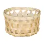 VELA POTE 13 CM TROPIK - BAMBU/BRANCO - Foto 2