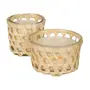VELA POTE 10 CM TROPIK - FIBRA CLARA/ BRANCO - Foto 4