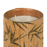 VELA 10 CM ARÁLIA - BAMBU/BRANCO - Foto 3