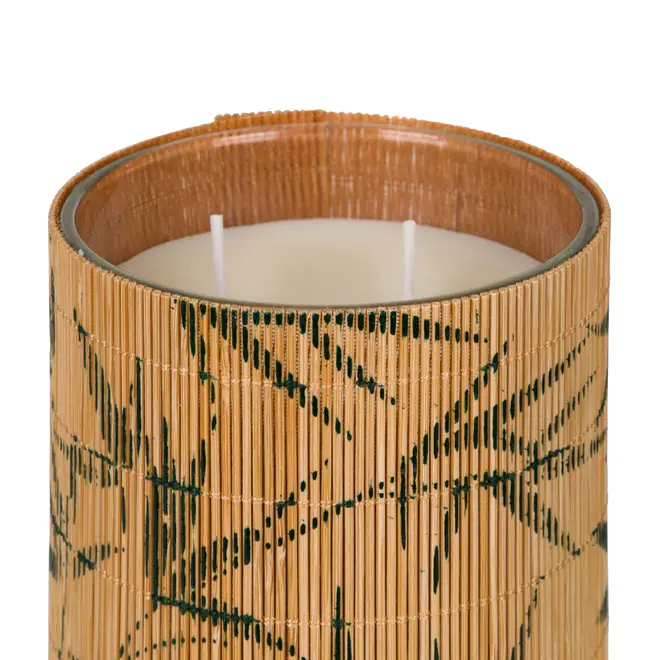 VELA 10 CM ARÁLIA - BAMBU/BRANCO - Foto 3