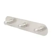 PORTA-TOALHA TRIPLO ARIZON - INOX - Foto 2