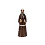 ADORNO MESA 14 CM SÃO FRANCISCO DE ASSIS - MARROM/MULTICOR - Foto 1