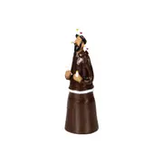 ADORNO MESA 14 CM SÃO FRANCISCO DE ASSIS - MARROM/MULTICOR - Foto 2