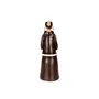 ADORNO MESA 14 CM SÃO FRANCISCO DE ASSIS - MARROM/MULTICOR - Foto 4