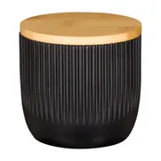 PORTA-ALGODÃO WARRI - PRETO/BAMBU - Foto 1
