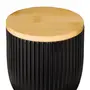 PORTA-ALGODÃO WARRI - PRETO/BAMBU - Foto 3