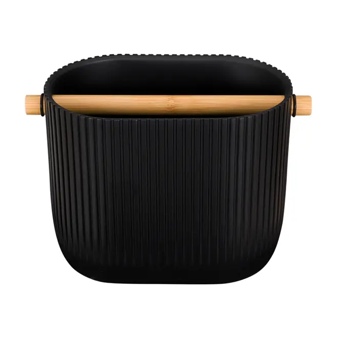 PORTA-UTENSÍLIOS WARRI - PRETO/BAMBU - Foto 1