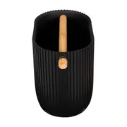 PORTA-UTENSÍLIOS WARRI - PRETO/BAMBU - Foto 3
